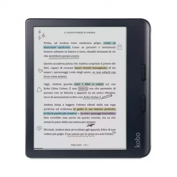 E-čítanka Kobo N428-KU-BK-K-BU 32 GB Wi-Fi 7 palcov E Ink Kaleido