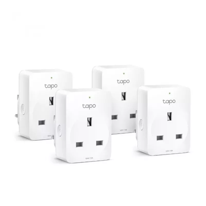 TP-Link Tapo P100 mini inteligentná Wi-Fi zásuvka, balenie 4 ks