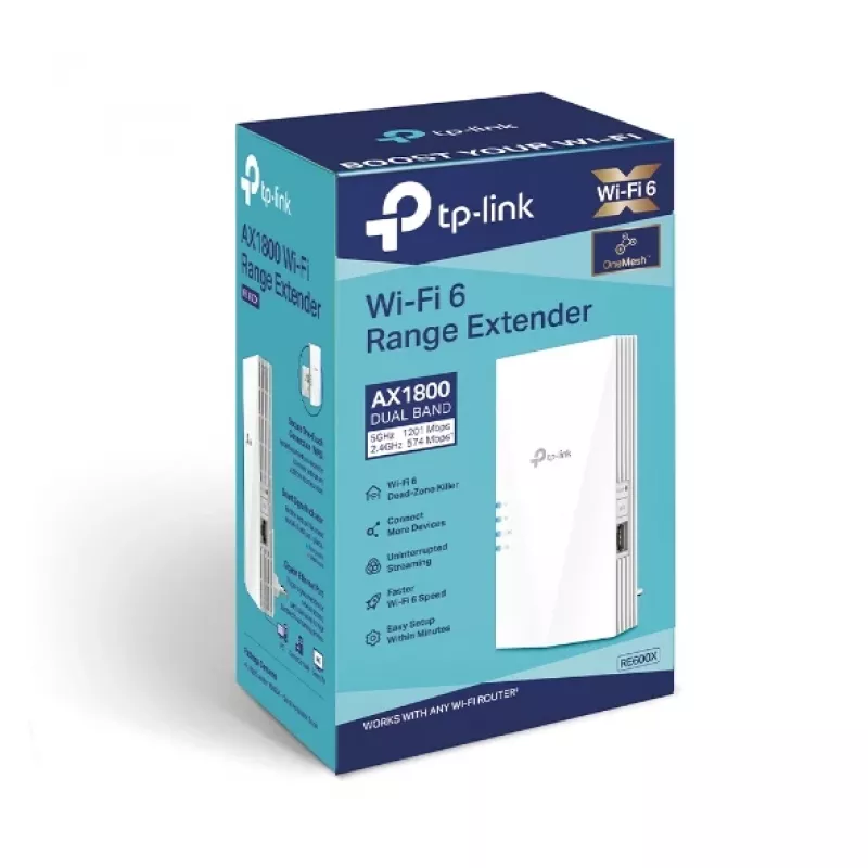 Sieťový vysielač a prijímač TP-Link AX1800 Wi-Fi 6