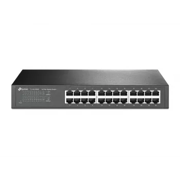 TP-Link 24-portový Gigabit stolný/rackový sieťový switch, nespravovaný, Gigabit Ethernet (10/100/1000), plný duplex, racková montáž