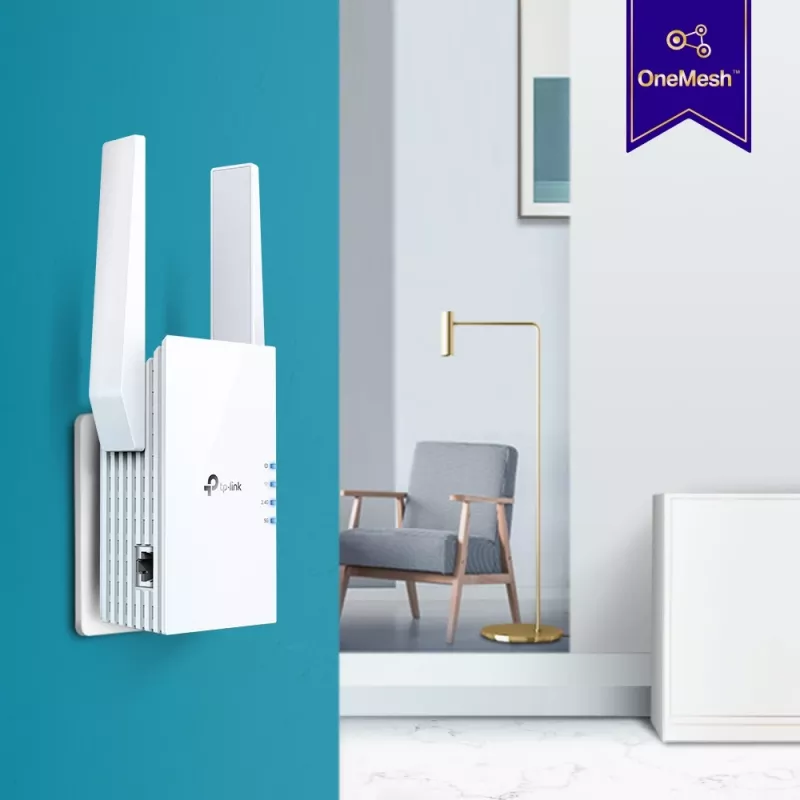 Sieťový opakovač TP-Link AX1800 WiFi 6 Extender RE605X