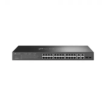 TP-Link Omada SL2428P sieťový switch spravovaný L2 Fast Ethernet (10/100) Power over Ethernet (PoE) 1U čierny
