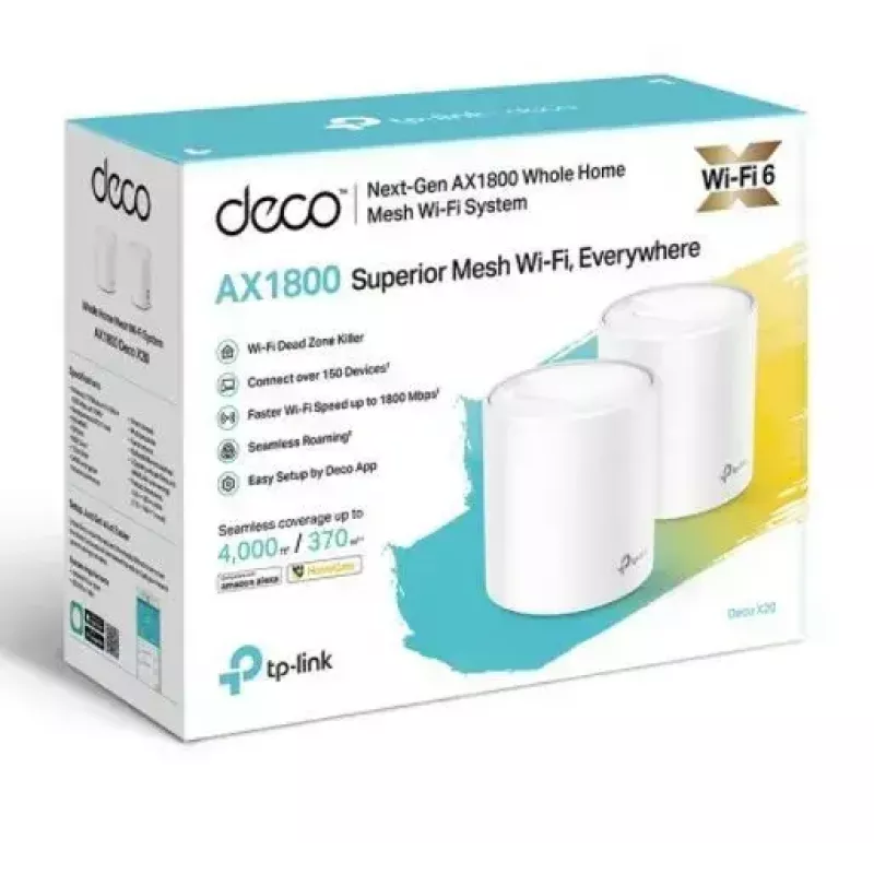 TP-Link AX1800 Whole Home Mesh Wi-Fi 6 System, balenie 2 ks