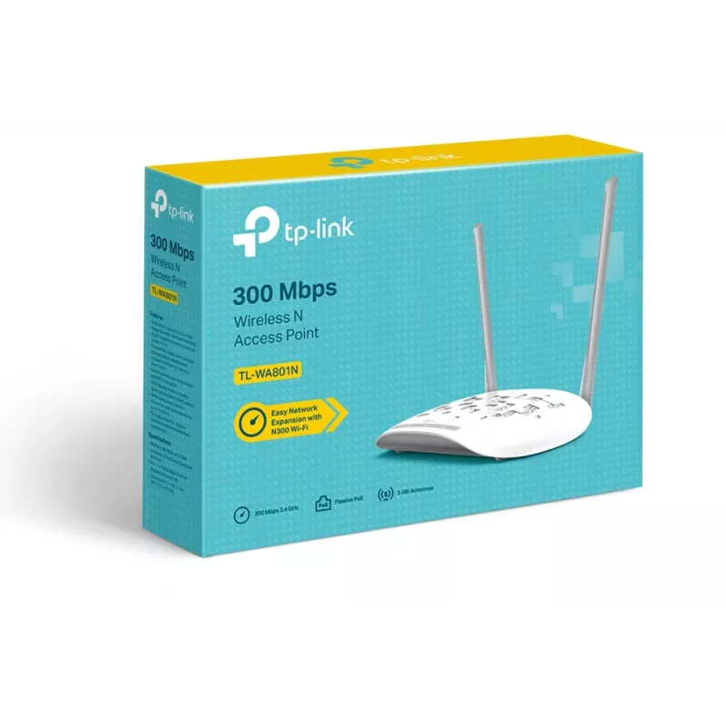 TP-Link TL-WA801N bezdrôtový access point 300 Mbit/s biely Power over Ethernet (PoE)