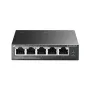 TP-Link TL-SG1005LP sieťový switch nespravovaný Gigabit Ethernet (10/100/1000) Power over Ethernet (PoE) čierny