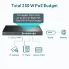 TP-Link 18-portový Gigabit rackový switch so 16 PoE+, nespravovaný, Gigabit Ethernet (10/100/1000), plný duplex, Power over Ethernet (PoE), racková montáž, 1U