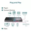 TP-Link 18-portový Gigabit rackový switch so 16 PoE+, nespravovaný, Gigabit Ethernet (10/100/1000), plný duplex, Power over Ethernet (PoE), racková montáž, 1U