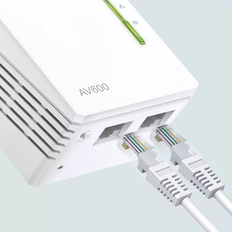 TP-Link AV600 600 Mbit/s Ethernet LAN Wi-Fi biely 1 kus