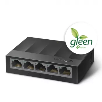 TP-Link 5-portový 10/100/1000Mbps stolný sieťový switch, nespravovaný, Gigabit Ethernet (10/100/1000), na stenu