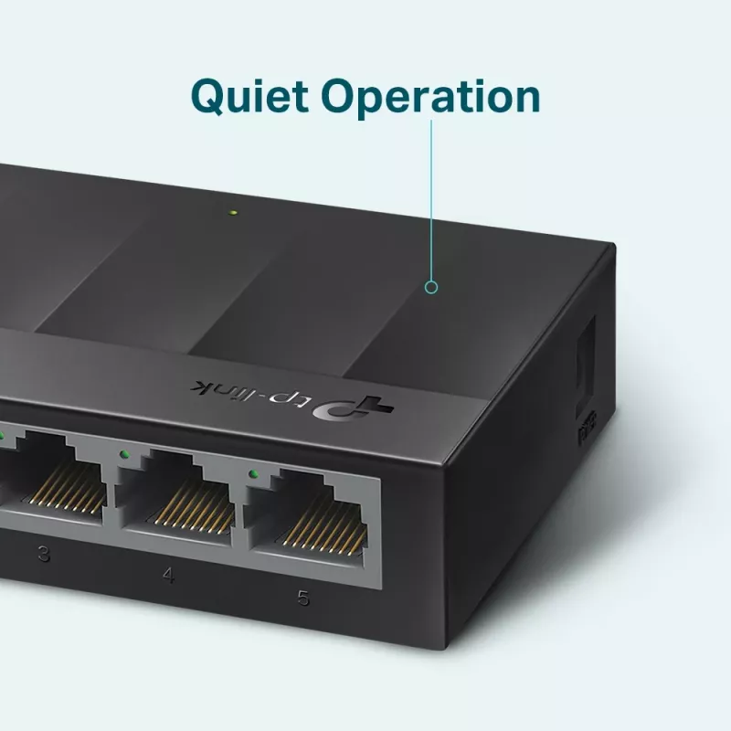 TP-Link 5-portový 10/100/1000Mbps stolný sieťový switch, nespravovaný, Gigabit Ethernet (10/100/1000), na stenu
