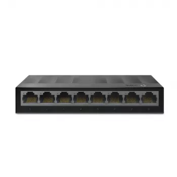 TP-Link 8-portový 10/100/1000Mbps stolný sieťový switch, nespravovaný, Gigabit Ethernet (10/100/1000), na stenu