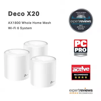 TP-Link AX1800 Whole Home Mesh Wi-Fi 6 System, balenie 3 ks