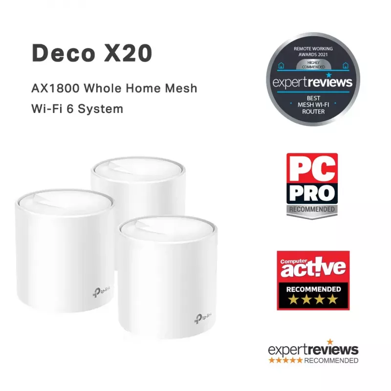 TP-Link AX1800 Whole Home Mesh Wi-Fi 6 System, balenie 3 ks