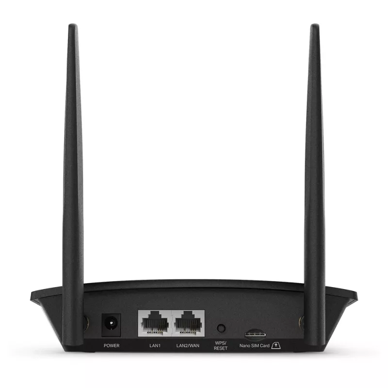 TP-Link TL-MR100 WLAN router Fast Ethernet Single-Band (2,4 GHz) 4G čierny