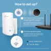 TP-Link RE190 sieťový zosilňovač sieťový repeater biela