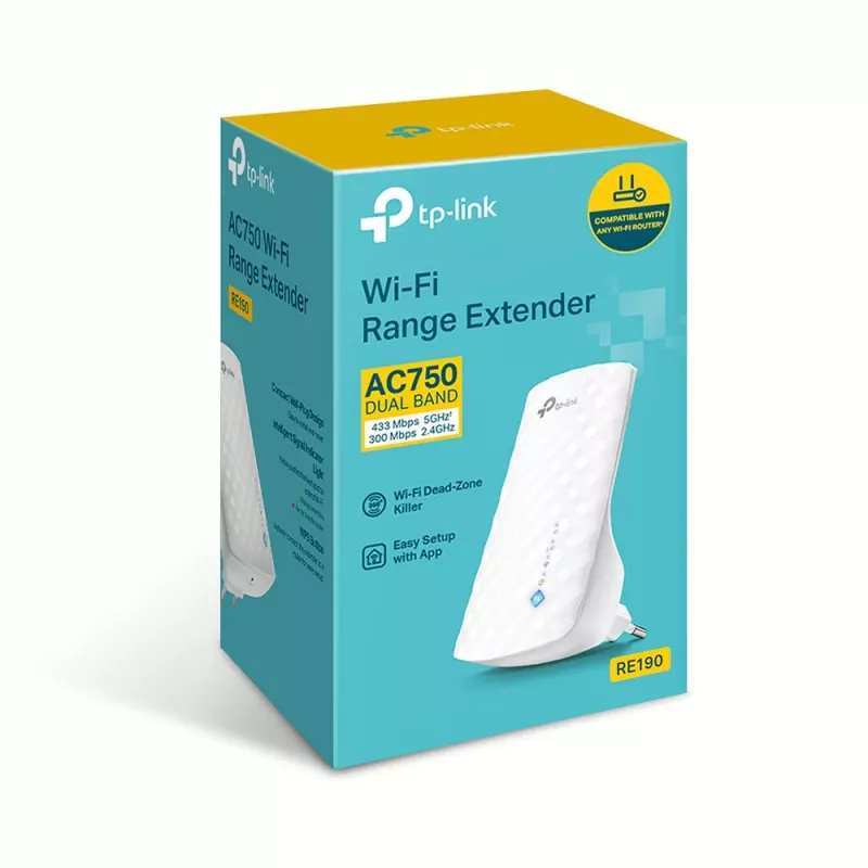 TP-Link RE190 sieťový zosilňovač sieťový repeater biela
