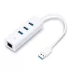 TP-Link UE330 dokovacia stanica/portový replikátor pre notebook káblový USB 3.2 Gen 1 (3.1 Gen 1) Type-A biela