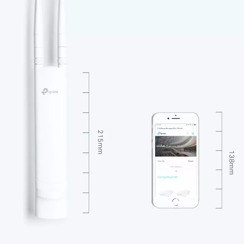 Bezdrôtový prístupový bod TP-Link EAP110-Outdoor 2,4GHz Wi-Fi N
