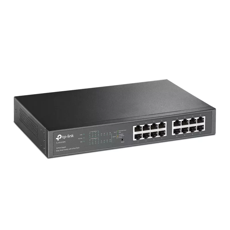 Riadený switch TP-Link TL-SG1016PE 16-portový Gigabit s 8-portovým PoE+