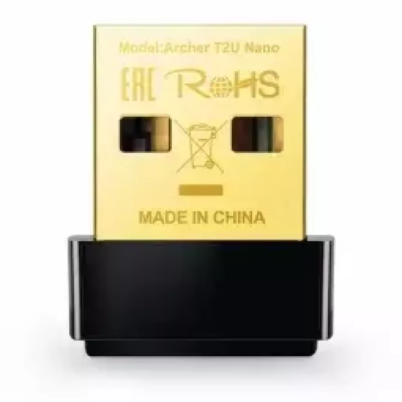 TP-Link Nano AC600 USB WiFi adaptér (Archer T2U Nano) – 2,4G/5G dvojpásmový bezdrôtový sieťový transceiver