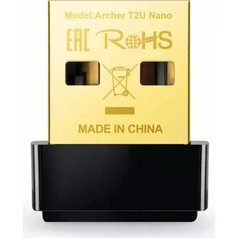 TP-Link Nano AC600 USB WiFi adaptér (Archer T2U Nano) – 2,4G/5G dvojpásmový bezdrôtový sieťový transceiver