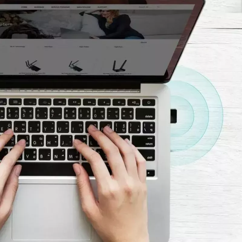 TP-Link Nano AC600 USB WiFi adaptér (Archer T2U Nano) – 2,4G/5G dvojpásmový bezdrôtový sieťový transceiver