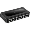 Sieťový switch Cudy GS108D 8-portový Gigabit Ethernet (10/100/1000), 16 Gbit/s switching, DC 5V, desktop, čierna