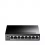 Sieťový switch Cudy GS108 — 8-portový Gigabit Ethernet (10/100/1000), čierna, 16 Gbit/s switching kapacita