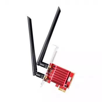 Interná WLAN/Bluetooth PCIe sieťová karta Cudy WE3000S — trojpásmová 2.4/5/6 GHz, Intel AX210, Bluetooth 5.2, 2400 Mbit/s, Full-Height/Low-Profile