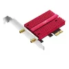 Interná WLAN/Bluetooth sieťová karta Cudy WE4000 — PCIe, Intel AX200, Wi‑Fi 6 trojpásmová (2,4/5/6 GHz), 2400 Mbit/s, Bluetooth 5.0