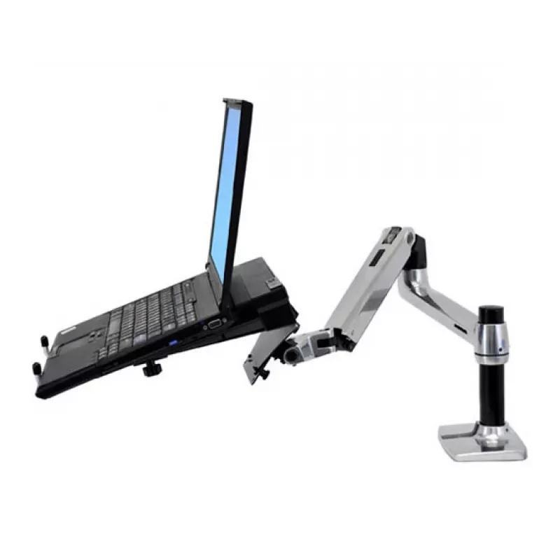 Ergotron LX stolový držiak LCD monitora, leštený hliník