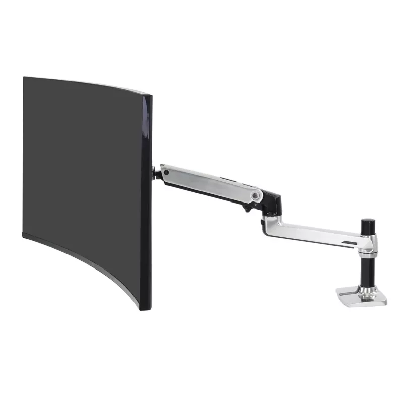Ergotron LX stolový držiak LCD monitora, leštený hliník
