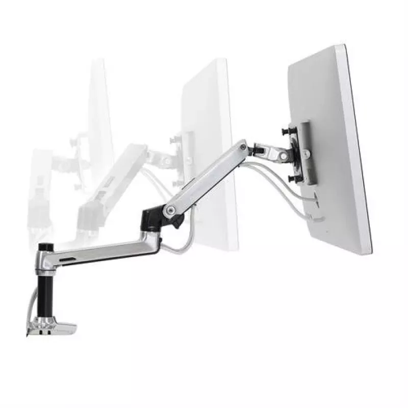 Ergotron LX stolový držiak LCD monitora, leštený hliník