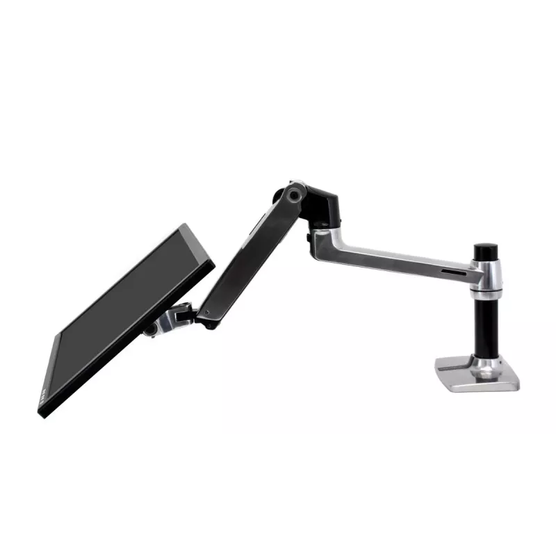 Ergotron LX stolový držiak LCD monitora, leštený hliník