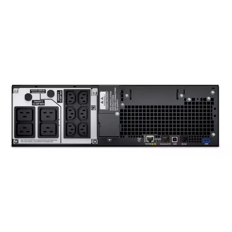 APC Smart-UPS On-Line SRT5KRMXLI - 5000VA, 6x C13, 4x C19 výstup, racková montáž, integrovaná NMC