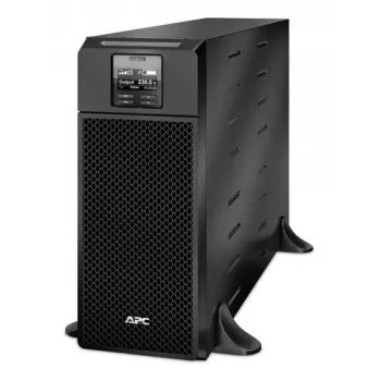 APC Smart-UPS On-Line, 6kVA/6kW, Tower, 230V, 6x C13+4x C19 IEC výstupy, sieťová karta+SmartSlot, predĺžená doba chodu, bez sady koľajníc