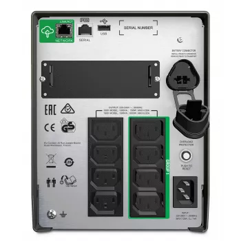 APC Smart-UPS SMT1000IC – 8x C13, USB, SmartConnect, 1000VA, Line-Interactive, 1 kVA, 700 W, sínus, 151 V, 302 V