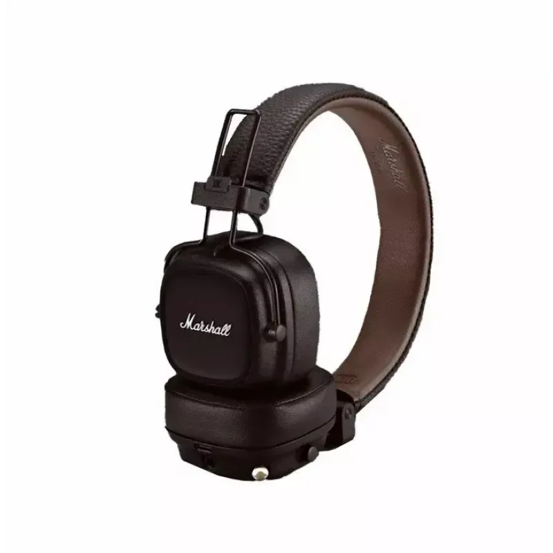 Slúchadlá na uši Marshall Major V Bluetooth, Bluetooth 5.3, 100 h výdrž batérie, 3,5 mm, 32 Ω, hnedé