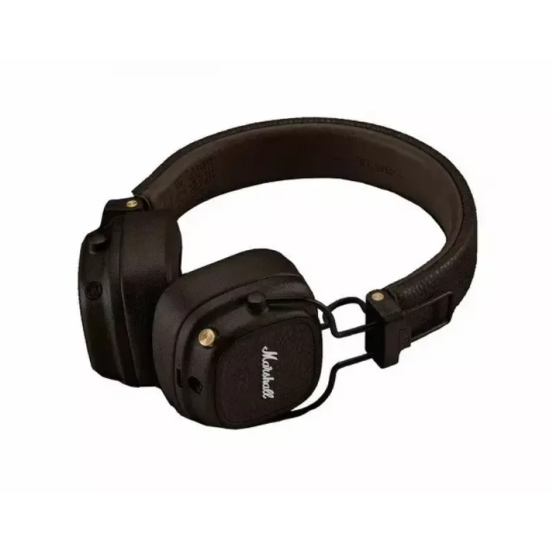 Slúchadlá na uši Marshall Major V Bluetooth, Bluetooth 5.3, 100 h výdrž batérie, 3,5 mm, 32 Ω, hnedé