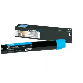 Tonerová kazeta Lexmark C950X2CG 20000 strán azúrová