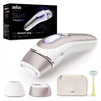 Braun Skin i-expert PL7147 Intense Pulsed Light (IPL) ružové zlato, biela