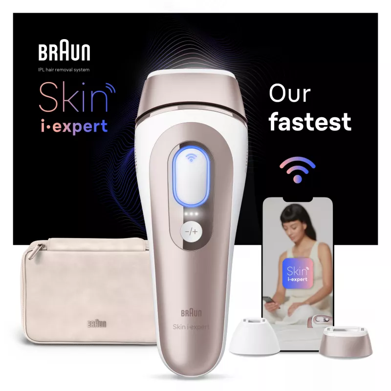 Braun Skin i-expert PL7147 Intense Pulsed Light (IPL) ružové zlato, biela