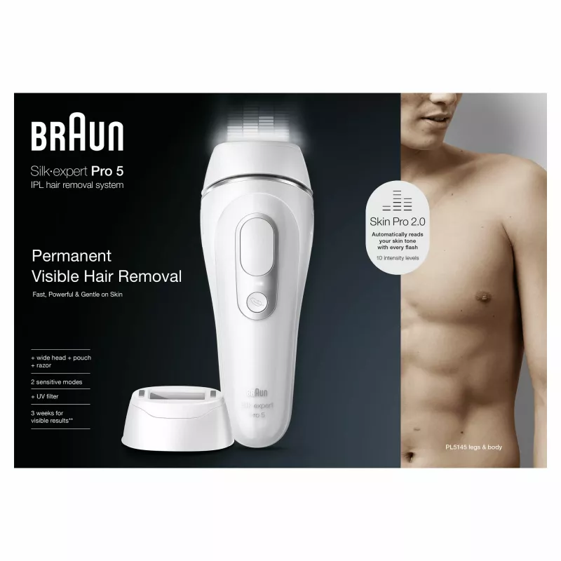 Epilátor Braun Silk-expert Pro PL5145 IPL biela