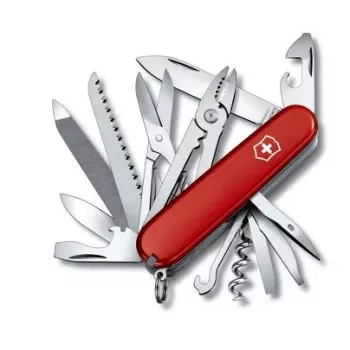 Švajčiarsky vreckový nôž Victorinox Handyman V-1 37 červený multifunkčný nástroj
