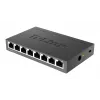 D-Link DGS-108 Unmanaged L2 Gigabit Ethernet (10/100/1000) čierny