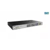 D-Link 24-portový desktopový Gigabit Unmanaged PoE switch s 2 x 100/1000Mbps Combo portmi