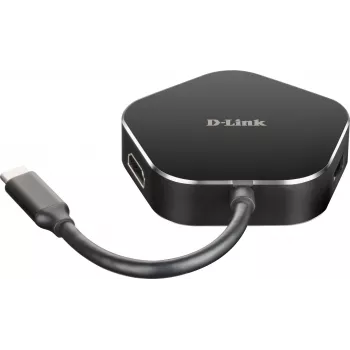 D-Link 4-in-1 USB-C hub s HDMI a Power Delivery