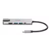 D-Link 5-in-1 USB-C hub s HDMI/Ethernet a Power Delivery