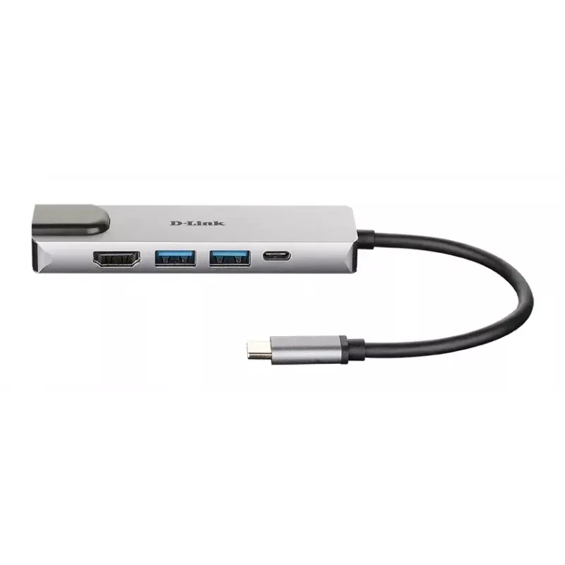 D-Link 5-in-1 USB-C hub s HDMI/Ethernet a Power Delivery