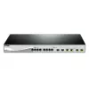 D-Link DXS-1210-12TC/E sieťový switch Managed L2 10G Ethernet (100/1000/10000) 1U čierna, strieborná